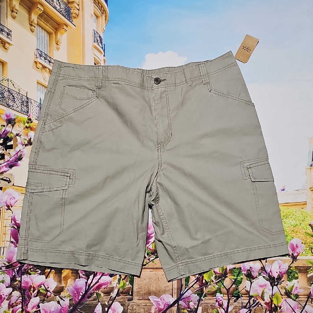 Field & Stream Men's Cargo Shorts Tan Size 40 New